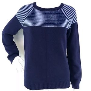 Talbots Set Of 2 Striped Lambswool Sweater